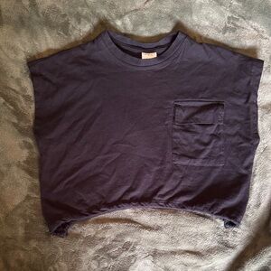 ZARA Girls Black Drawstring Top/Muscle Tank Size 9-10cm 140